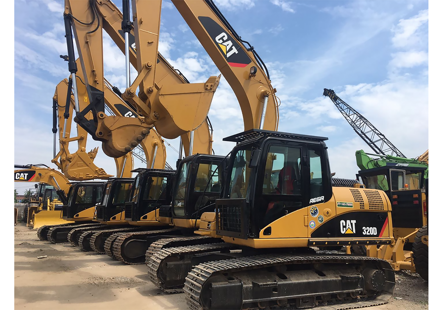 รถแม็คโคร cat 320 มือ สอง